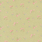 Abide Small Floral light green fabric by Brenda Riddle for Moda Fabrics, vintage floral print in soft calming colors