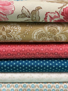 Six-Pack Party Bundle with six colorful half-yard fabric cuts for quilting projects