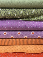 Six-Pack Party quilting fabric bundle with six half-yard cuts and coordinating binding piece