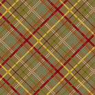 Pennyberry Farm Blooming Plaid Brown fabric with colorful plaid pattern by Kim Diehl for Henry Glass & Co.