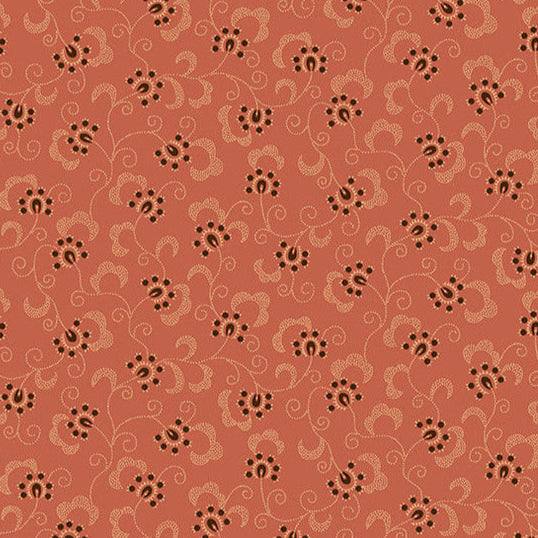 Pennyberry Farm Blooming Vines Pink fabric with whimsical floral pattern by Kim Diehl for Henry Glass & Co.
