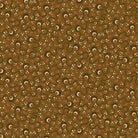 Pennyberry Farm Stippled Vines Brown fabric with abstract vine and polka dot pattern by Kim Diehl