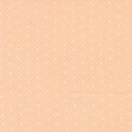 Eyelet Cantaloupe fabric by Fig Tree & Co for Moda Fabrics in cantaloupe color sold by half yard