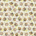 Basket Full of Blessings pastel spring floral fabric by Catherine Bartolli for Henry Glass & Co.