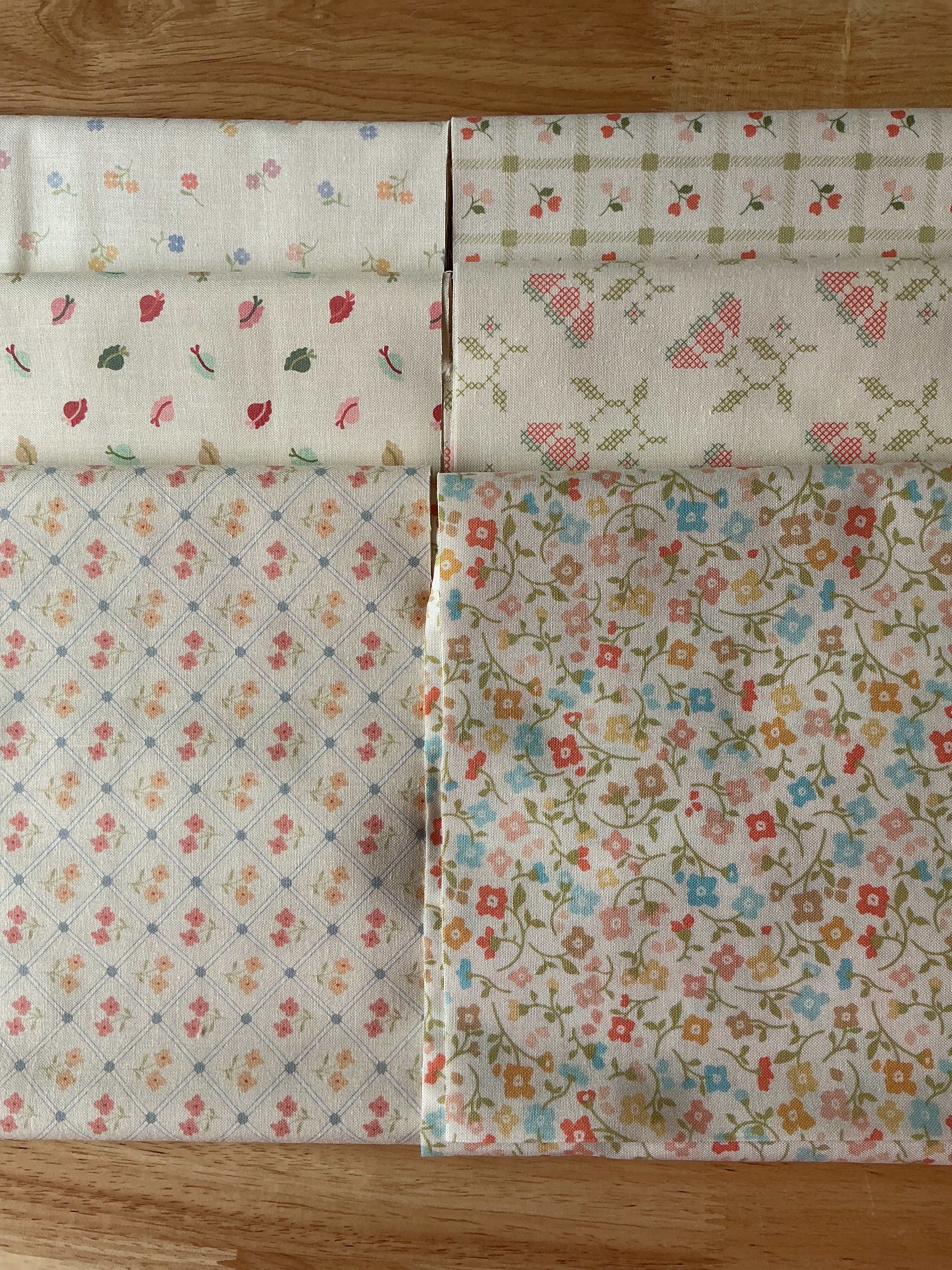 Six quarter yard color bundle fabrics from My Sew Quilty Life by Heather Briggs