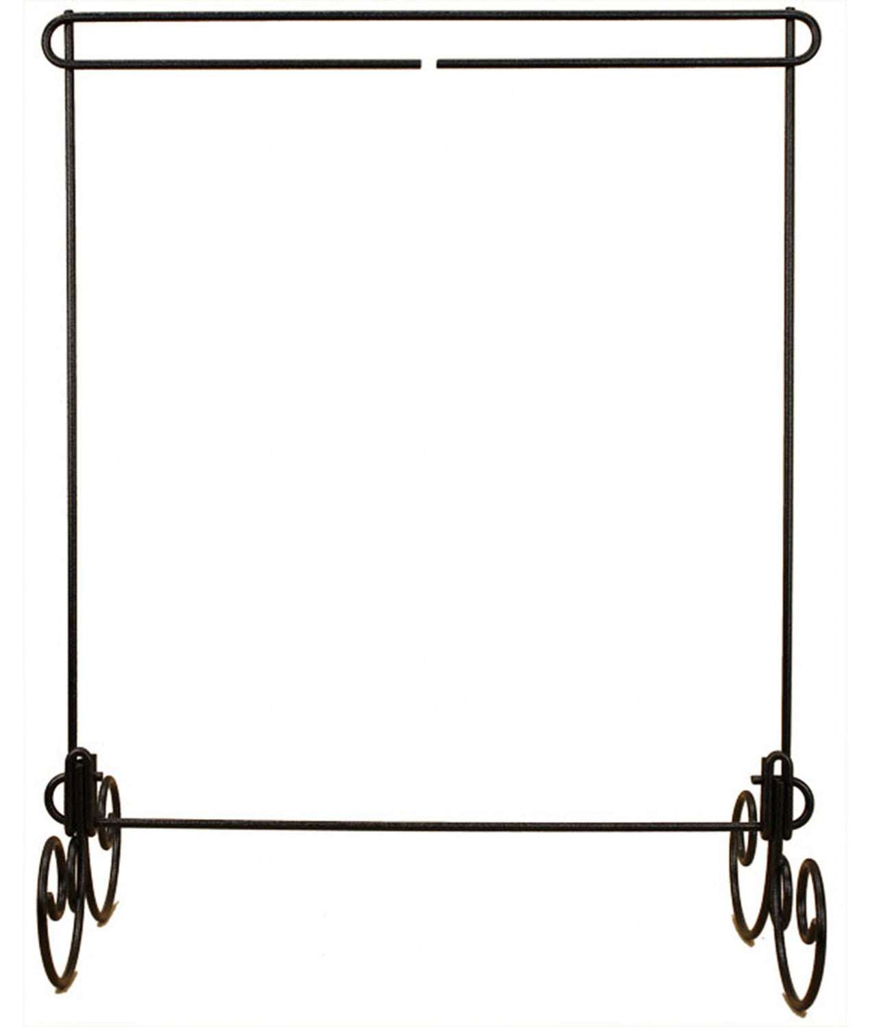 Black metal display stand 14x12 inch for needlepoint and quilt blocks