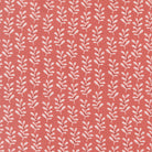 Gingerbread Lane Holly Stripes Rosy fabric by Kiley Ferons for Moda Fabrics featuring festive holiday stripes and snowflakes