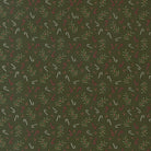 Gingerbread Lane Holly Candy Pine festive Christmas fabric by Kiley Ferons with gingerbread houses and candy cane patterns