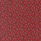 Gingerbread Lane Holly Candy Cranberry Christmas fabric by Kiley Ferons for Moda Fabrics