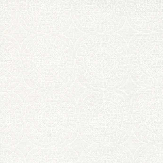 Coriander Seeds white medallion geometric fabric by Corey Yoder for quilting projects