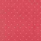 In the Garden Tiny Peel Strawberry fabric by Corey Yoder for Moda, red with small white crosses pattern