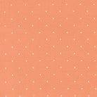 In the Garden Tiny Peel Coral fabric with small white X pattern on coral background by Corey Yoder for Moda Fabrics