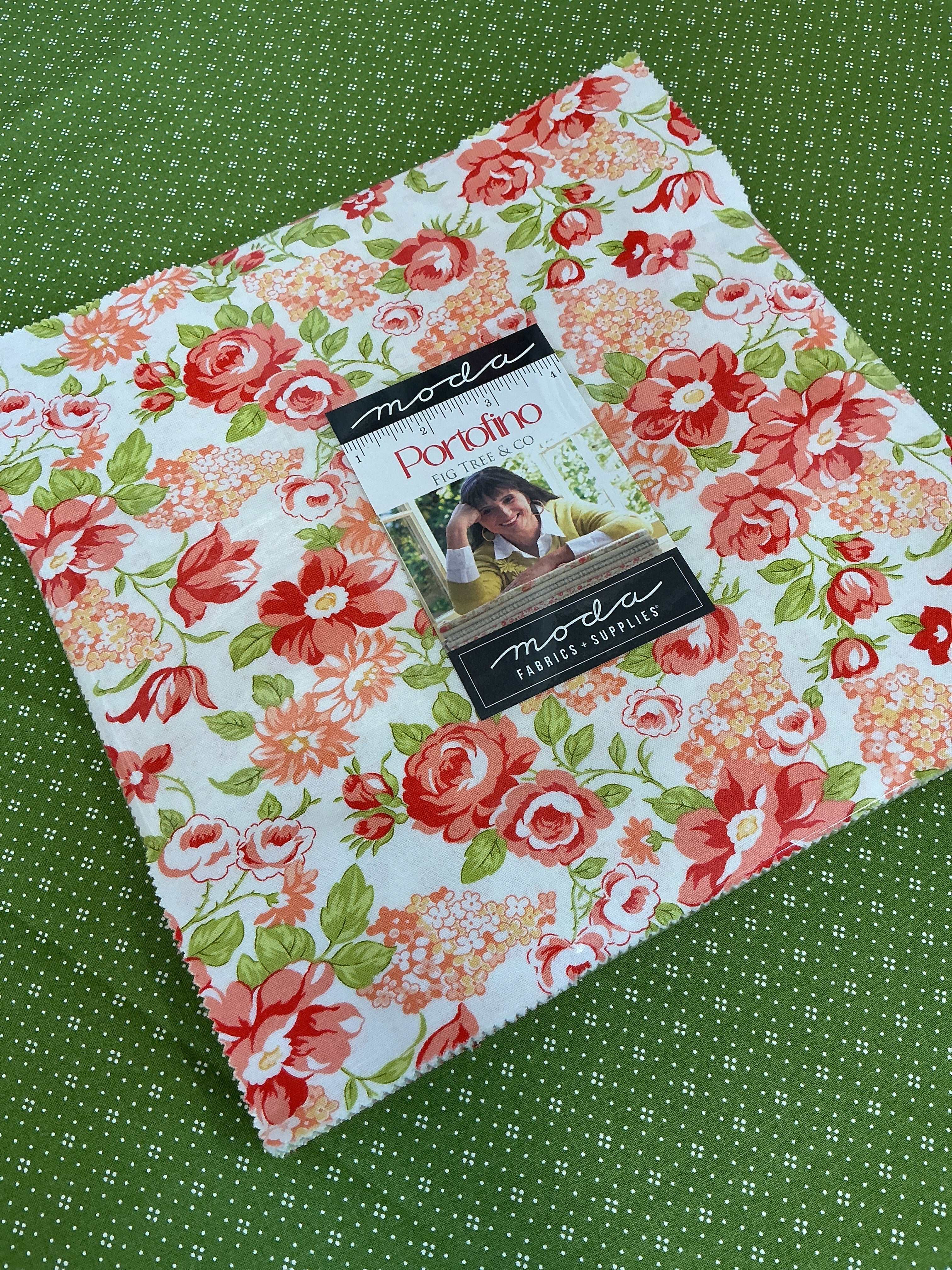 Frida Lap Size Quilt Kit with 12 half-yard fabric cuts, free digital pattern, and binding for lap-size quilt craft