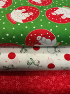 Three coordinating fabrics in a 3 Yard Quilt Bundle from Bella Rose Quilts for quilting and sewing projects