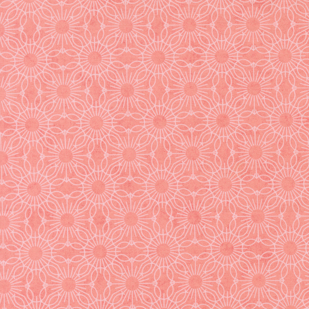 Fieldrush fabric by BasicGrey Moda featuring Jasmine Blenders Medallion Dot Peony floral pattern in soft earthy tones