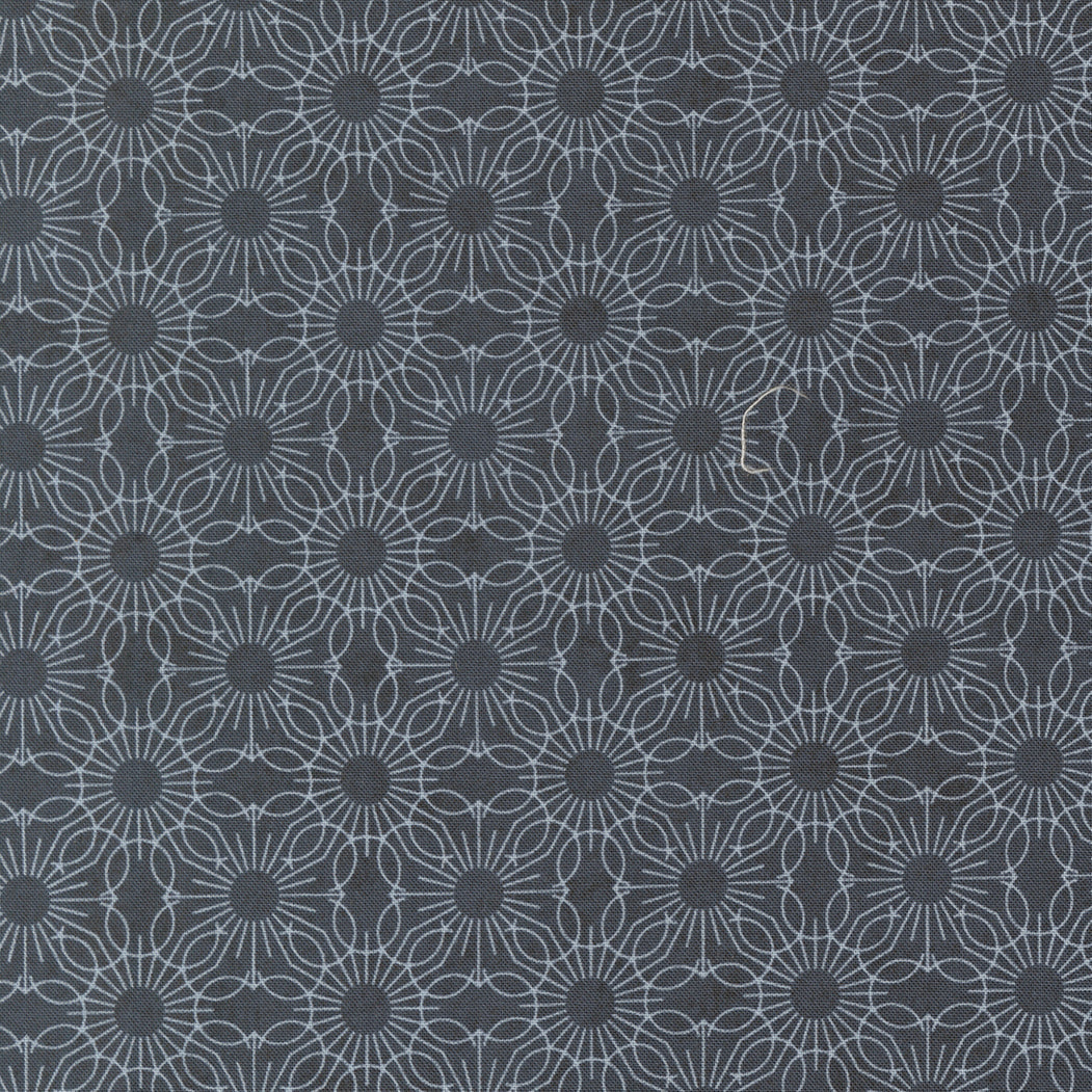 Fieldrush Jasmine Blenders Medallion Dot fabric in Portobello by BasicGrey for Moda