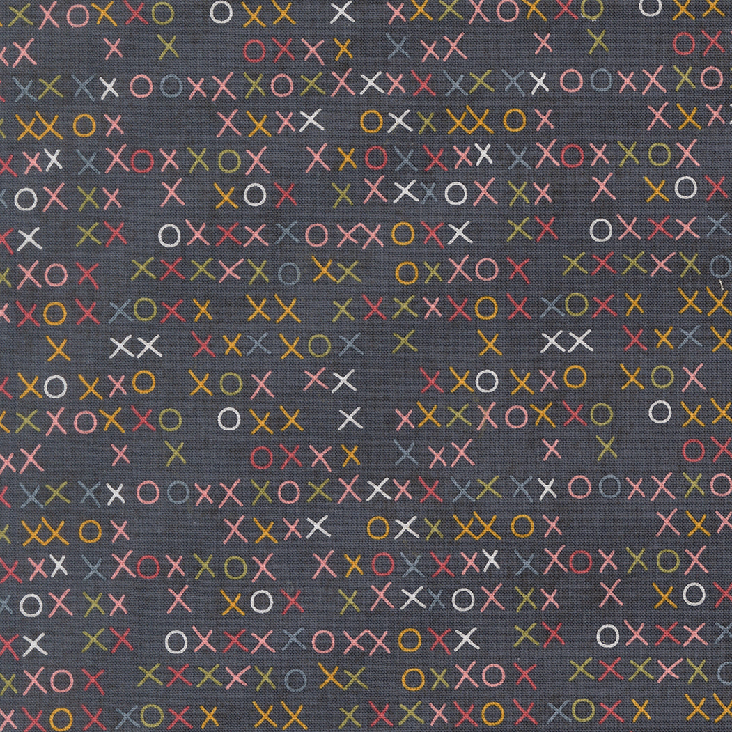Fieldrush Larkspur Blenders fabric by BasicGrey for Moda with soft floral and textured earth tones sold by the half yard