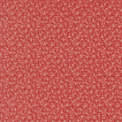 Petals & Polka Dots fabric by Anne Sutton featuring garden vine florals and polka dots in red, pink, white, and linen tones