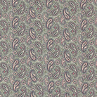 Goodnight Irene Arthurs Tie Paisley Grape fabric by Betsy Chutchian with intricate paisley and floral patterns in rich grape tones