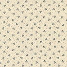 Goodnight Irene fabric by Betsy Chutchian Moda Fabrics cream background with small graphite floral pattern