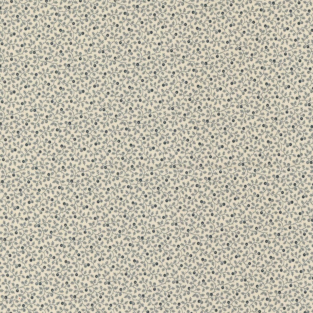 Goodnight Irene fabric by Betsy Chutchian with delicate floral pattern in graphite tones