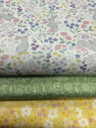 Three coordinating fabrics in a 3 Yard Quilt Bundle from Bella Rose Quilts for quilting and sewing projects