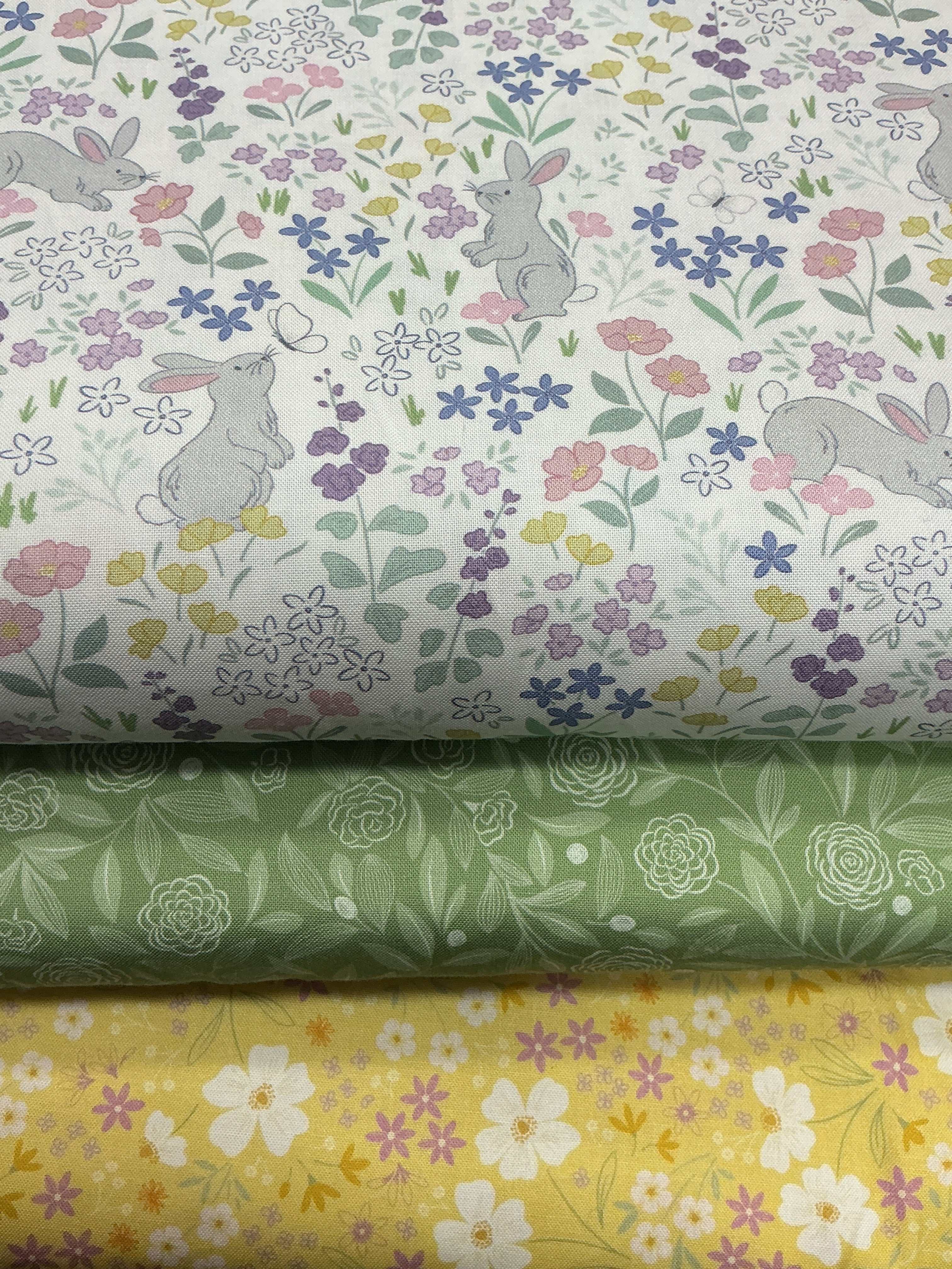 Three coordinating fabrics in a 3 Yard Quilt Bundle from Bella Rose Quilts for quilting and sewing projects