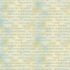 Awakenings Song Texture Pale Blue fabric by Jan Mott with watercolor foliage and bluebird design for quilting