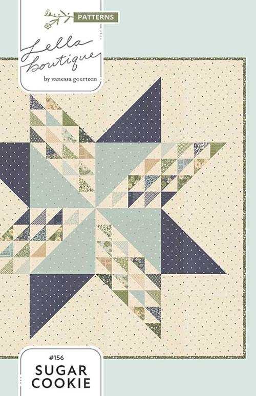 Sugar Cookie Quilt Pattern 72x72 inches by Vanessa Goertzen of Lella Boutique printed pattern