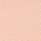 Rosie Prairie Toss Blender Rose fabric with small white floral pattern on soft peach background by Joanna Figueroa for Moda Fabrics