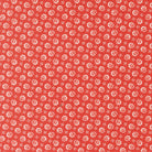 Rosie Prairie Toss Blender Strawberry fabric with small white floral pattern on red background by Joanna Figueroa for Moda Fabrics