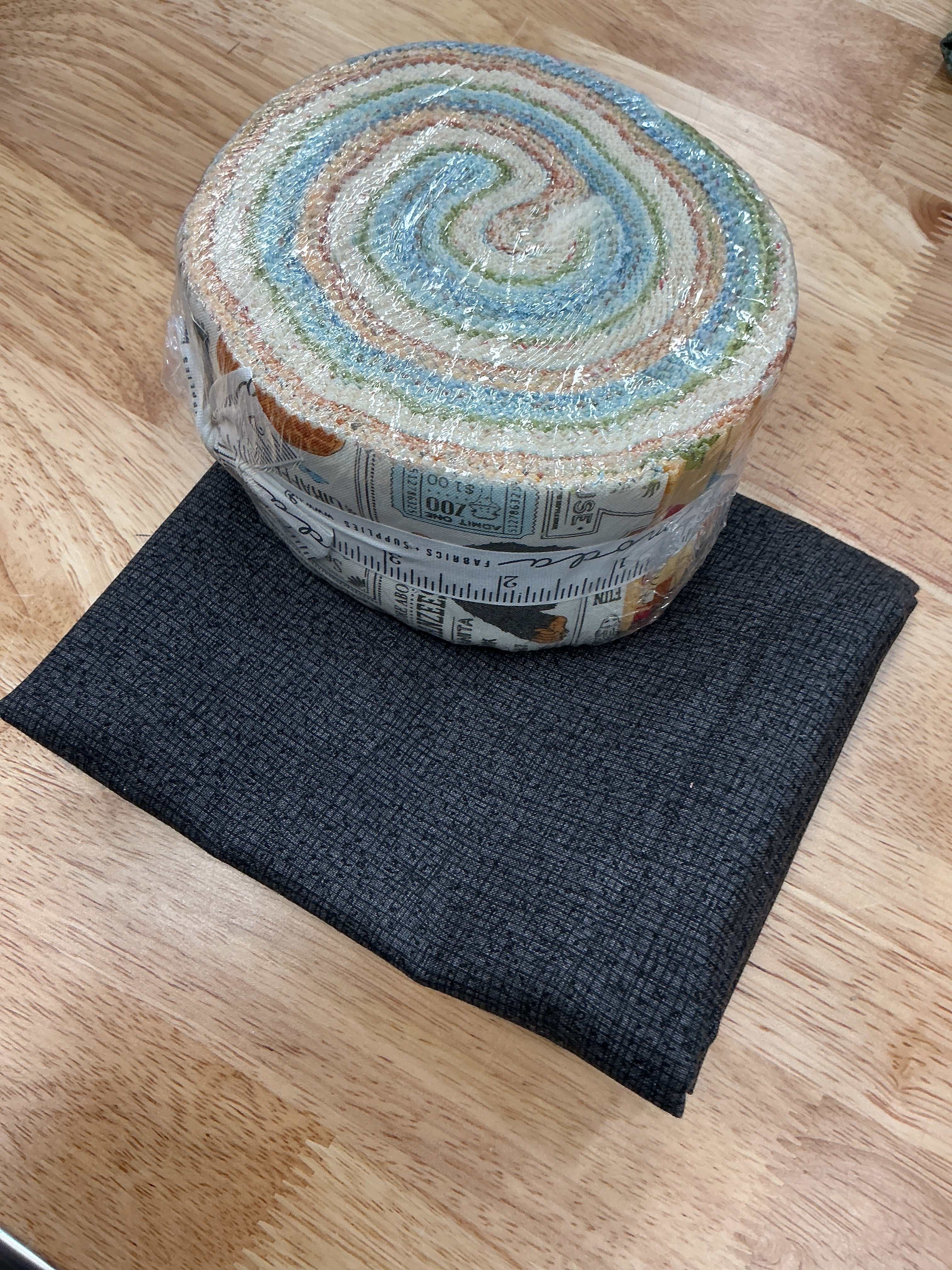 Strip Cocktail Quilt Bundle with 2.5-inch fabric strips for Animal Park quilt sizes Crib, Lap, and Twin