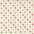 Poinsettia & Pear fabric with poinsettias, pears, dots, stripes, and gingham in red, green, pink, and grey by Sherri & Chelsi for Moda Fabrics