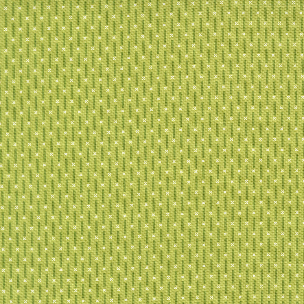 Poinsettia & Pear Candy Stripe Pistachio fabric by Sherri & Chelsi for Moda Fabrics with floral and seasonal prints