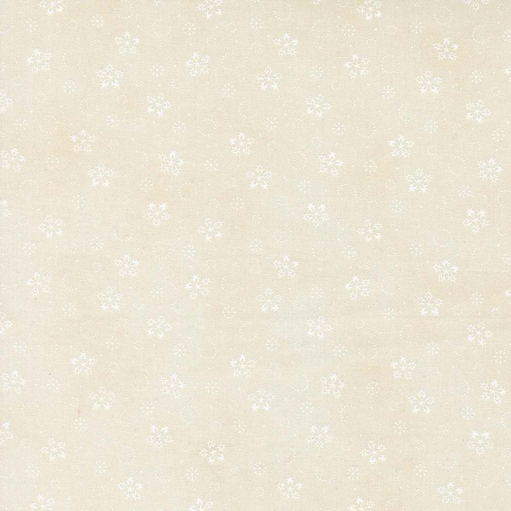Cream white Candlelight Christmas fabric with festive flurries by 3 Sisters for Moda Fabrics