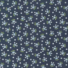 Nantucket Summer Navy Fairground Small Floral fabric by Camille Rosekelly for Moda