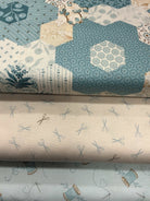 3 Yard Quilt Bundle with three coordinating fabrics from Bella Rose Quilts
