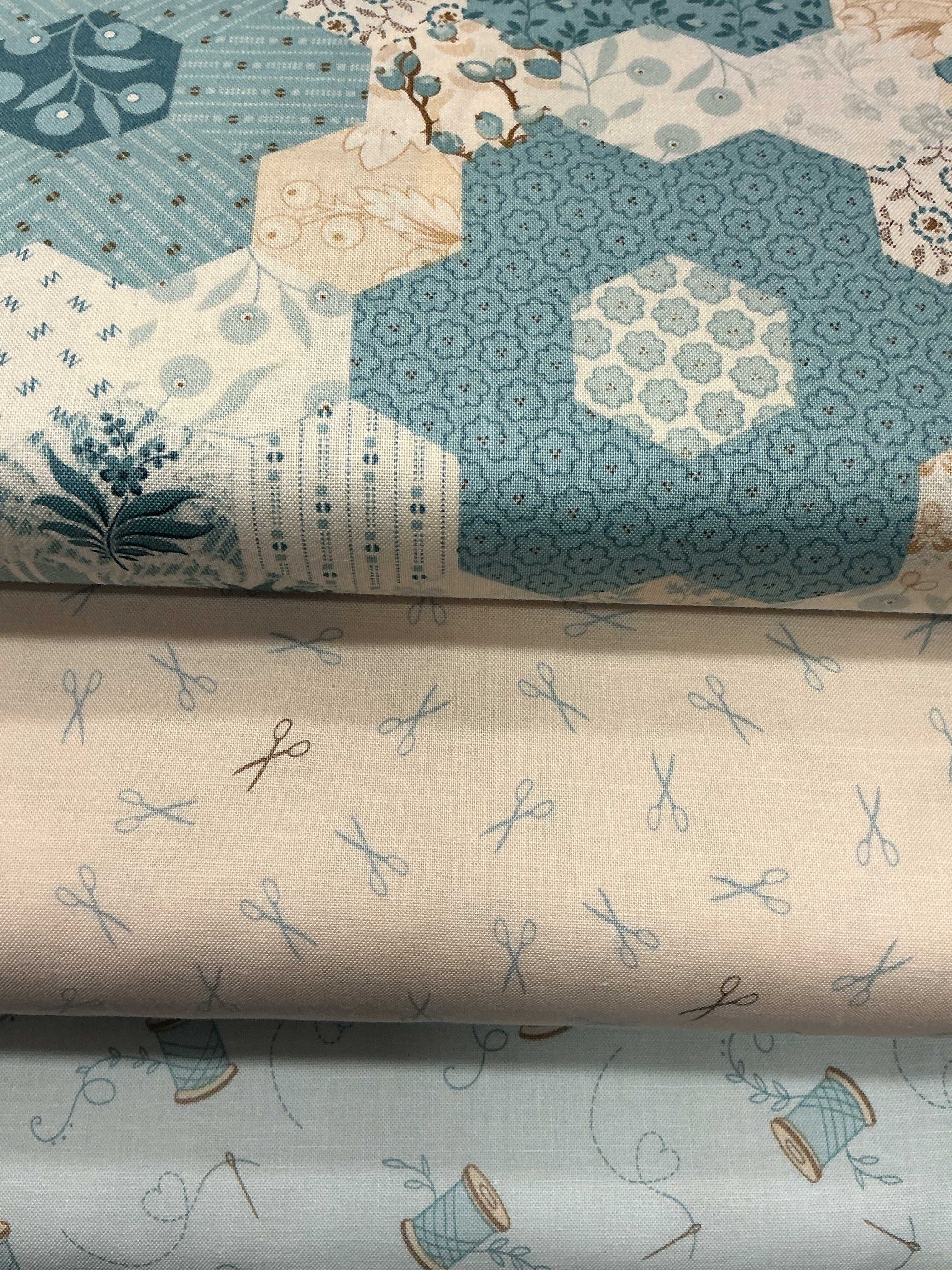 3 Yard Quilt Bundle with three coordinating fabrics from Bella Rose Quilts