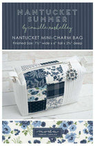 Nantucket Summer Project Sheet mini-charm bag pattern by Camille Roskelley for Moda