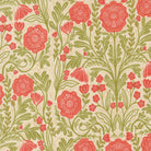 The Henhouse Poppy Florals fabric by Gingiber featuring rustic barnyard-themed floral prints in warm sunny colors