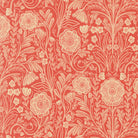 The Henhouse Poppy Florals tomato fabric by Gingiber for Moda Fabrics with rustic barnyard-charm design