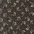 The Henhouse Crossed Stitch Chickens fabric by Gingiber featuring rustic barnyard designs