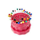 Small Magnetic Pin Cup in fuchsia for holding sewing pins securely