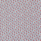 American Gatherings III Berry Small Floral Cloud fabric with red and blue floral pattern by Primitive Gatherings for Moda Fabrics
