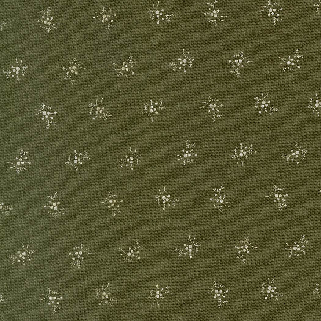 Joyful Gatherings II holiday fabric panel with Christmas motifs in reds, greens, and creams by Lisa Bongean