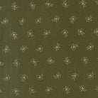 Joyful Gatherings II holiday fabric panel with Christmas motifs in reds, greens, and creams by Lisa Bongean