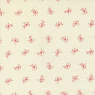Joyful Gatherings II holiday fabric panel with Christmas motifs in reds, pine greens, and creams by Lisa Bongean