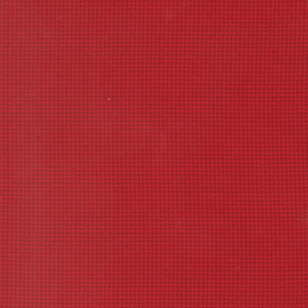 Joyful Gatherings II Mini Hounds Tooth Crimson fabric by Lisa Bongean, festive red holiday print for Christmas quilts and decor