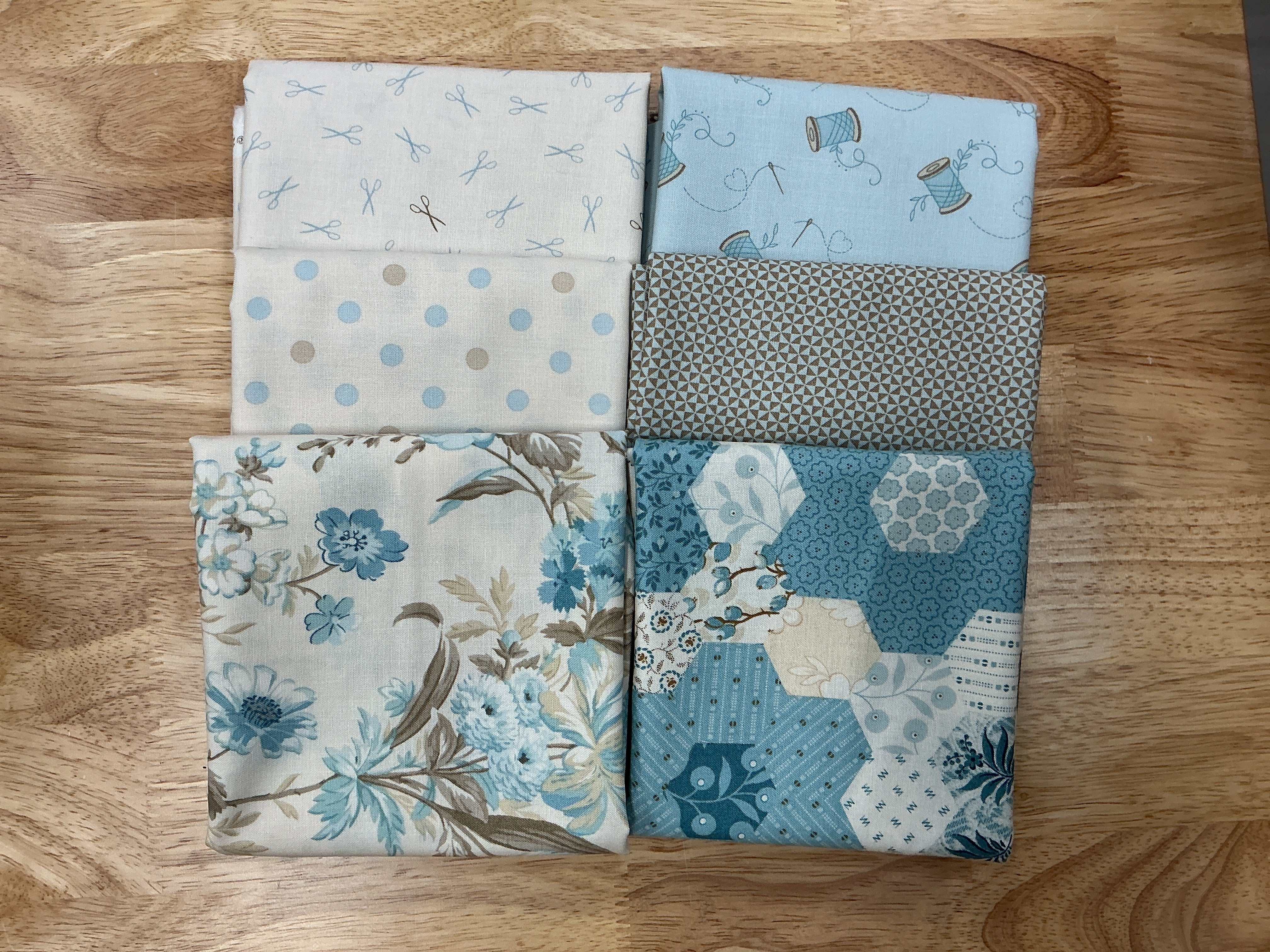 Six-Pack Party Bundles with six half-yard fabric cuts for quilting projects