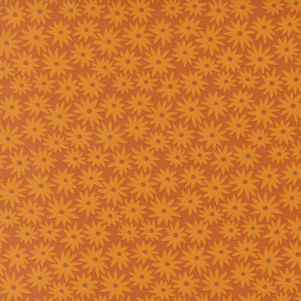 Scenery Sedum Small Floral Rusty fabric by Elizabeth Hartman for Moda Fabrics in warm natural tones